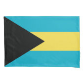 Patriottische eenpiloot vlag Bahama's Kussensloop (Voorkant)