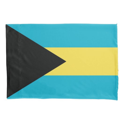 Patriottische eenpiloot vlag Bahama's Kussensloop (Voorkant)