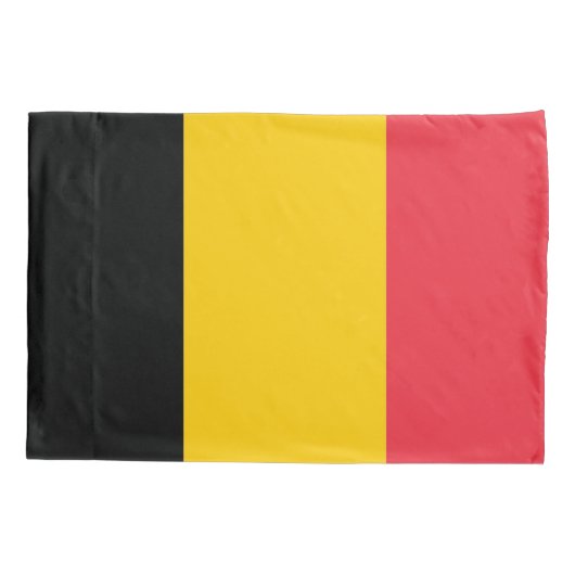 Patriottische eenpiloot vlag België Kussensloop (Achterkant)