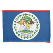 Patriottische eenpiloot vlag Belize Kussensloop (Voorkant)