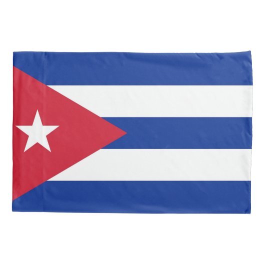 Patriottische eenpiloot vlag Cuba Kussensloop (Achterkant)