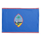 Patriottische eenpiloot vlag Guam Kussensloop (Achterkant)