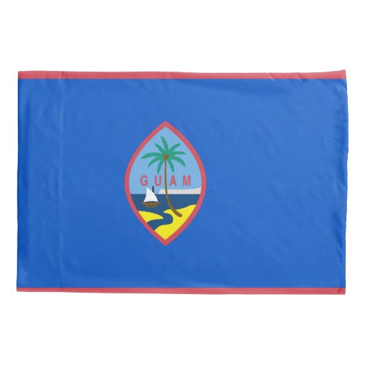Patriottische eenpiloot vlag Guam Kussensloop (Achterkant)