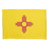 Patriottische eenpiloot vlag New Mexico Kussensloop (Voorkant)