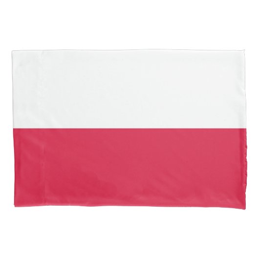 Patriottische eenpiloot vlag Polen Kussensloop (Voorkant)