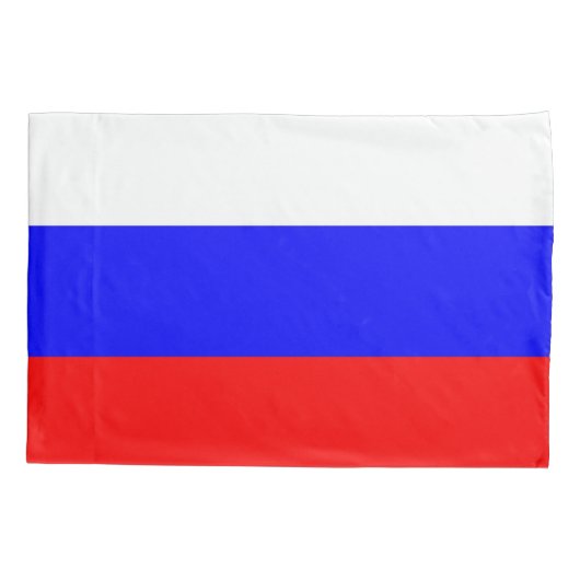 Patriottische eenpiloot vlag Rusland Kussensloop (Achterkant)