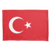 Patriottische eenpiloot vlag Turkije Kussensloop (Voorkant)