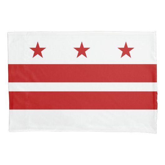 Patriottische eenpiloot vlag Washington DC Kussensloop (Voorkant)