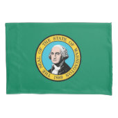 Patriottische eenpiloot vlag Washington Kussensloop (Voorkant)