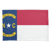 Patriottische eenvlieger vlag North Carolina Kussensloop (Voorkant)