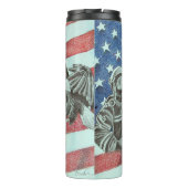 Patriottische Eerste Responder Thermosbeker (Achterkant)