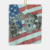 Patriottische Eerstehulpverlener Keramisch Ornament (Rechts)