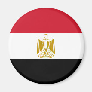 Patriottische Egyptische vlag Magneet