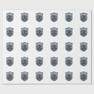 Patriottische eigenaar van een klein bedrijf cadeaupapier