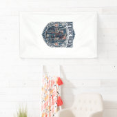 Patriottische eigenaar van een klein bedrijf spandoek (Insitu)