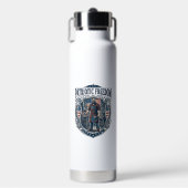 Patriottische eigenaar van een klein bedrijf waterfles (Voorkant)