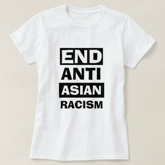 Patriottische EINDANTI ASIAN RACISM T-Shirt (Design voorkant)
