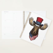 Patriottische Eland Vintage Gravure Vector Design_ Planner (Display)