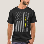 Patriottische elektricien t-shirt (Voorkant)