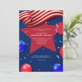 Patriottische elementen kaart (Staand voorkant)