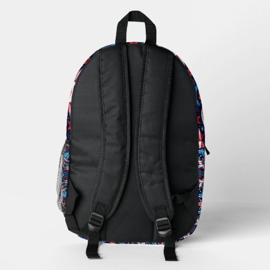 Patriottische en Amerikaanse vlag Bedrukte Rugzak (Achterkant)