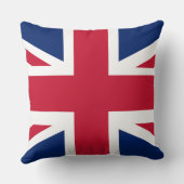 Patriottische Engelse vlag Kussen (Achterkant)