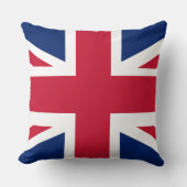 Patriottische Engelse vlag Kussen (Voorkant)