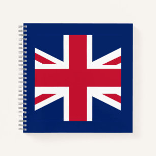 Patriottische Engelse vlag Notitieboek