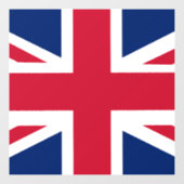 Patriottische Engelse vlag Raamsticker (Vel)