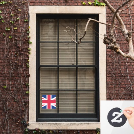 Patriottische Engelse vlag Raamsticker (Huis Raam)