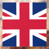 Patriottische Engelse vlag Raamsticker (Vel 2)