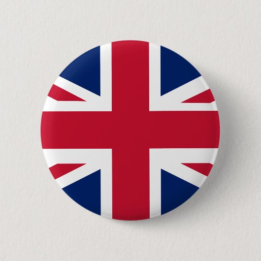 Patriottische Engelse vlag Ronde Button 5,7 Cm (Voorkant)