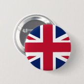 Patriottische Engelse vlag Ronde Button 5,7 Cm (Voorkant /achterkant)