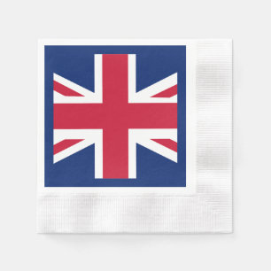 Patriottische Engelse vlag Servet