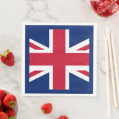 Patriottische Engelse vlag Servet (Insitu)