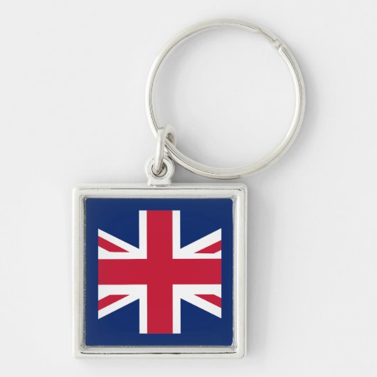 Patriottische Engelse vlag Sleutelhanger (Voorkant)