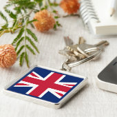 Patriottische Engelse vlag Sleutelhanger (Zijkant)