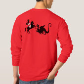 Patriottische Engelse vlag T-shirt (Achterkant)