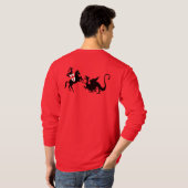 Patriottische Engelse vlag T-shirt (Achterkant volledig)