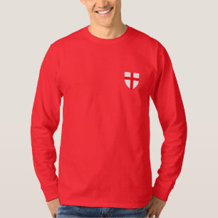 Patriottische Engelse vlag T-shirt