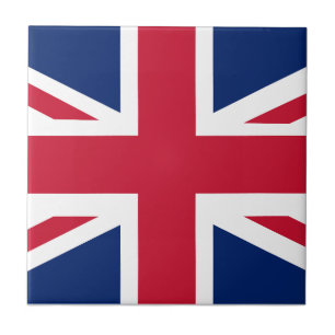Patriottische Engelse vlag Tegeltje
