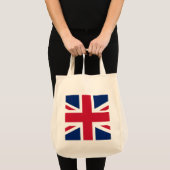 Patriottische Engelse vlag Tote Bag (Voorkant (product))