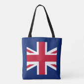 Patriottische Engelse vlag Tote Bag (Achterkant)