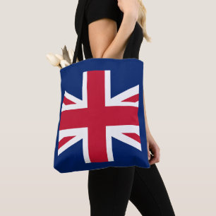 Patriottische Engelse vlag Tote Bag