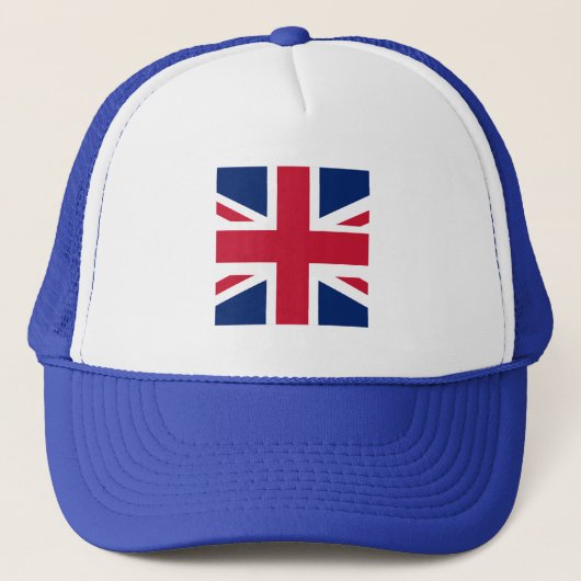 Patriottische Engelse vlag Trucker Pet (Voorkant)