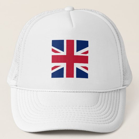 Patriottische Engelse vlag Trucker Pet (Voorkant)