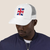 Patriottische Engelse vlag Trucker Pet (In situ)