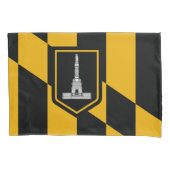 Patriottische Enkele Kussensloop met vlag van Balt (Voorkant)