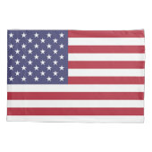 Patriottische Enkele Kussensloop met vlag van de V (Achterkant)