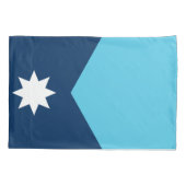 Patriottische enkele kussensloop met vlag van Minn (Achterkant)